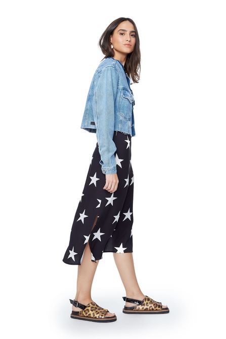 jaqueta jeans sem gola